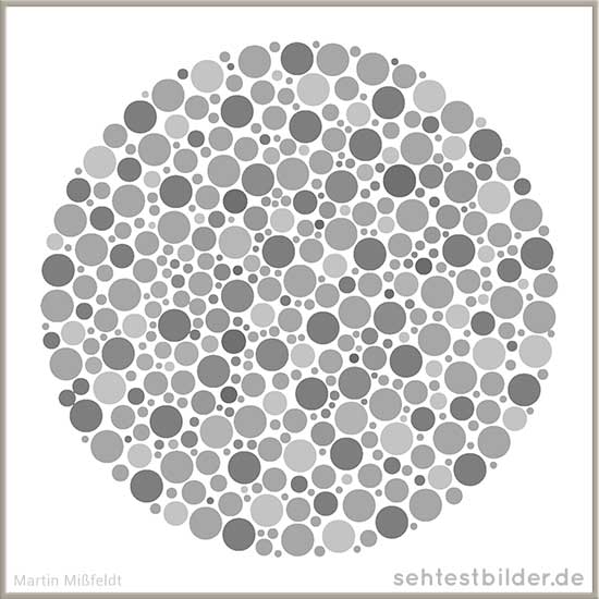 Rot-Braun und Grün: Farbenblindheit-Simulation
