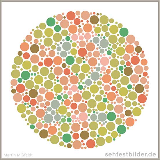 Farbsehtest Rot-Grün-Schwäche