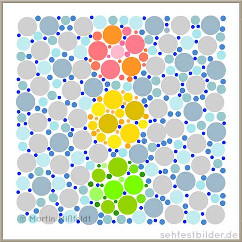 Farbsehtest Rot-Gelb-Grün