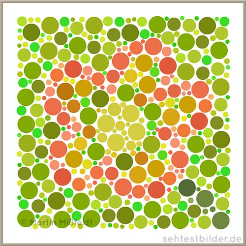 Farbsehtest Rot-Grün-Schwäche