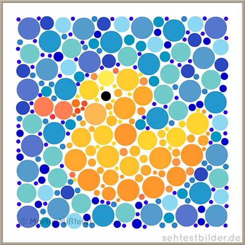 Farbsehtest Rot-Grün Türkis-Orange