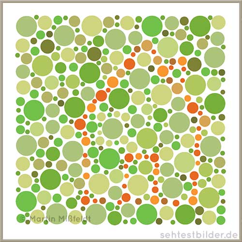 Farbsehtest Rot-Grün-Schwäche