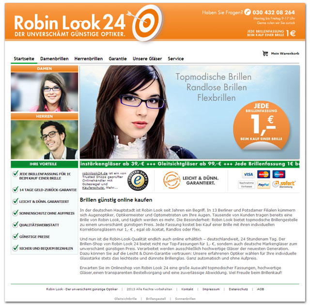 RobinLook24 Homepage