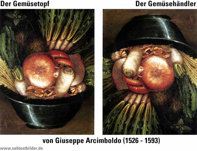 Gemüsehändler von Giuseppe Arcimboldo (Drehbild)