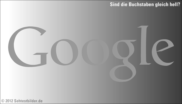 Google als Optische Täuschung