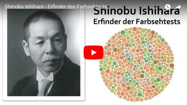 Shinobu Ishihara - Erfinder der Farbsehtests